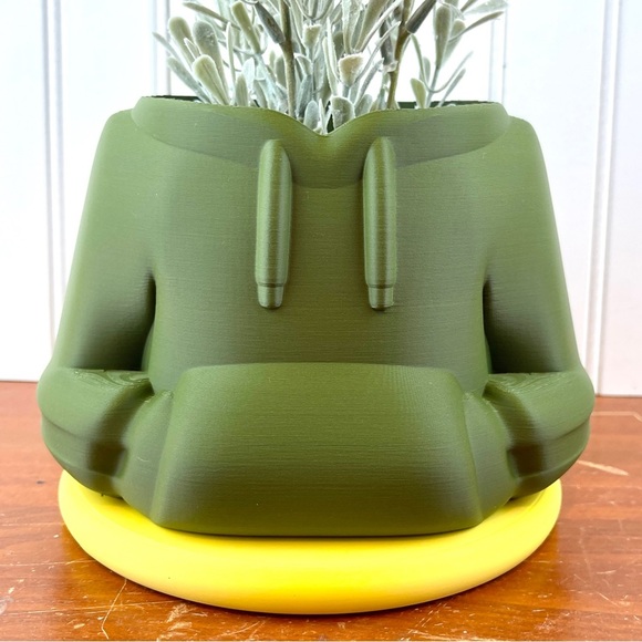 Hand Crafted Other - Hoodie Planter Pot, Sweatshirt Flower Pot, Indoor Planter